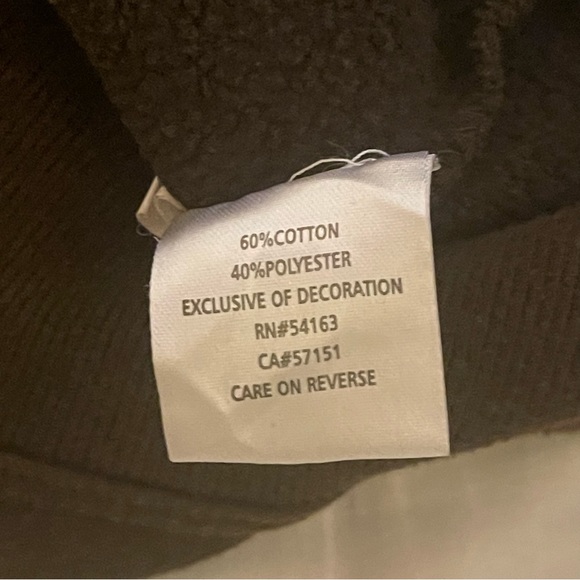 Cleveland Browns Hoodie Men Large Brown Heavyweight Casual Embroidered Logo - Picture 7 of 9